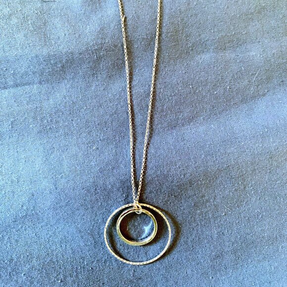 LC Lauren Conrad Jewelry - Lauren Conrad 32 inch Concentric Circle Necklace